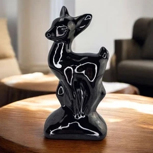 Rare Vintage Van Briggle Pottery Fawn Deer Doe Figurine Midcentury Home Decor - Imagen 1 de 6