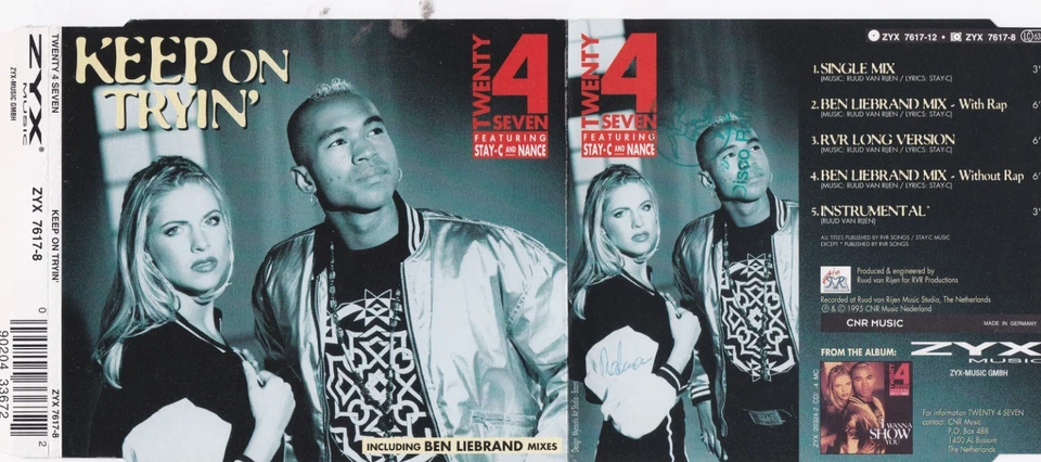 Twenty 4 Seven Feat. Stay-C & Nance - Keep On Tryin (5 Track Maxi CD) - Bild 1 von 1