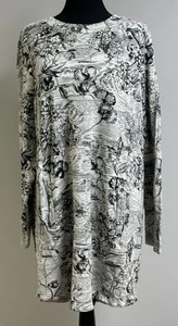 Vestido de equilibrio para mujer Athleta blanco negro estampado floral talla XL - Imagen 1 de 8