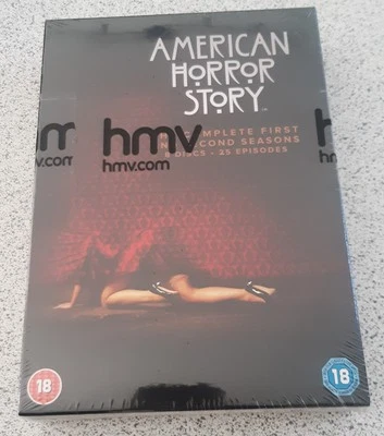 American Horror Story Complete First and Second Seasons DVD Brand New HMV Sealed - Image 1 of 2