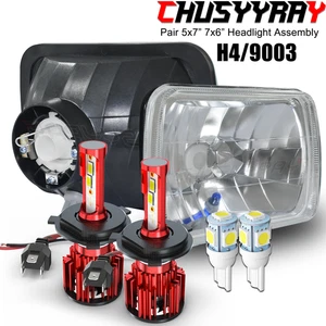 PARA Ford L9000 1981-1997 Par 5X7" 7x6" H/L Faro Cuadrado H4 Bombilla Blanco 6000K - Imagen 1 de 18