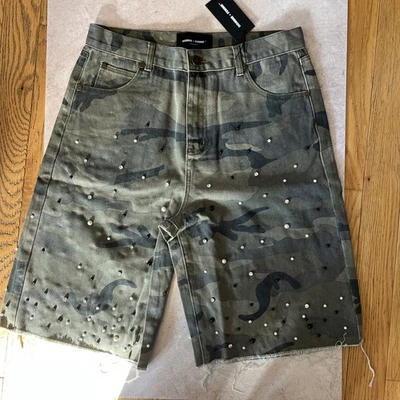 Homme Femme 34” Shadow Camo Gemstone Shorts. Baggy. Sold Out. - Image 1 of 4