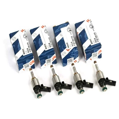 4 x Bosch Fuel Injectors For VW GTI Tiguan AUDI A3 A4 A5 Q5 TT 2.0T 06H906036AE - Image 1 of 4