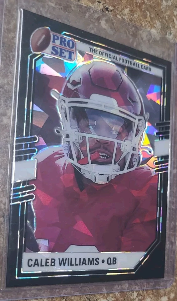 2022 Leaf Pro Set Portrait Black Crystal Caleb Williams #PSP-CW1 - Image 1 of 2