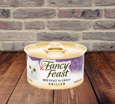 Purina Fancy Feast Grilled Adult Canned Wet Cat Food In Gravy, 3 oz, 24 Cans ✅✅✅