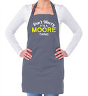 Don't Worry It's A Moore Thing! Unisex Adult Apron Surname Custom Name Family