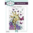 Animal Stamps Giraffe Deer Rabbit Butterfly   Designer Boutique