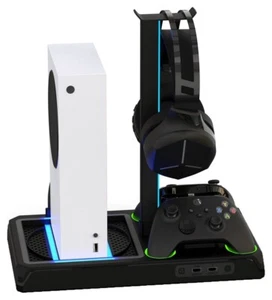 iMP DLX Supporto di Ricarica LED con Pacchi Batteria Xbox Series X/S Controller Dock - Foto 1 di 4