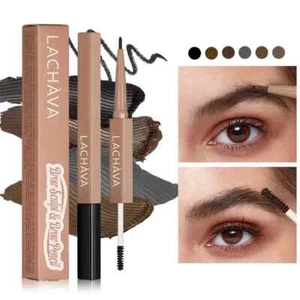 Double 2 in 1 Eyebrow Pen Tattoo Tint Brow Gel Studio Styling Fixed Brow Brush - Picture 1 of 13