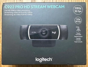Logitech C922 Pro HD Stream Webcam 1080p BRAND NEW 960-001087 - Photo 1/5
