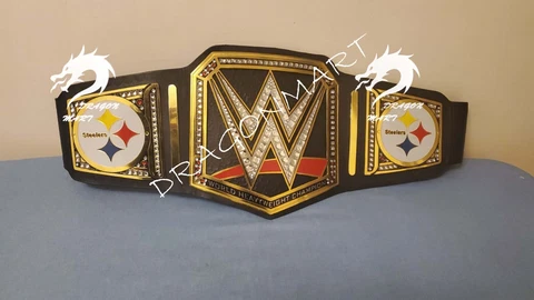 Pittsburgh Steelers Championship Belt Super Bowl NFL Belt 2mm Brass Cover