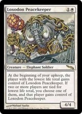 MTG 1x  Loxodon Peacekeeper Mirrodin  Magic The Gathering
