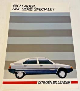 Werbeprospekt Citroen BX Leader Eine Sonderserie! - 1984 - Schöner Zustand. - Bild 1 von 3