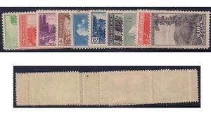 US Stamps, 1934 National Parks, 740 to 749, MNH, OG, VF, Bright colors, Fresh - Picture 1 of 1