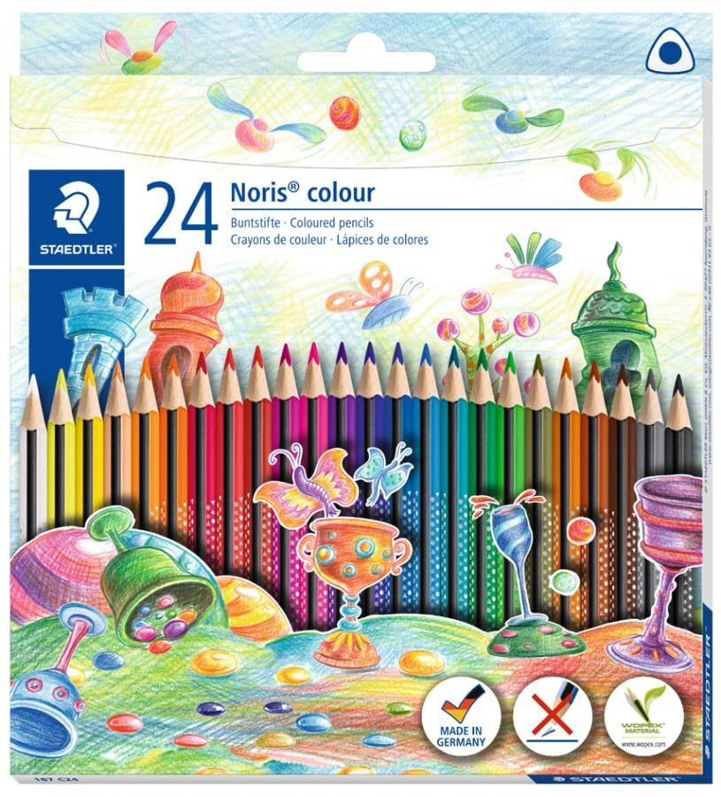 STAEDTLER Dreikant-Buntstift Noris colour, 24er Kartonetui - Bild 1 von 1