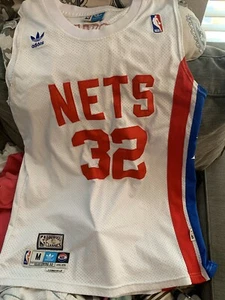 Mitchell Ness New York Nets Dr J Julius Erving 32 Throwback Jersey Size M +2len - Picture 1 of 8