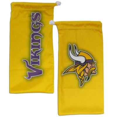 Minnesota Vikings Sunglasses Microfiber Bag for Sunglasses Glasses NFL Football - Image 1 of 3