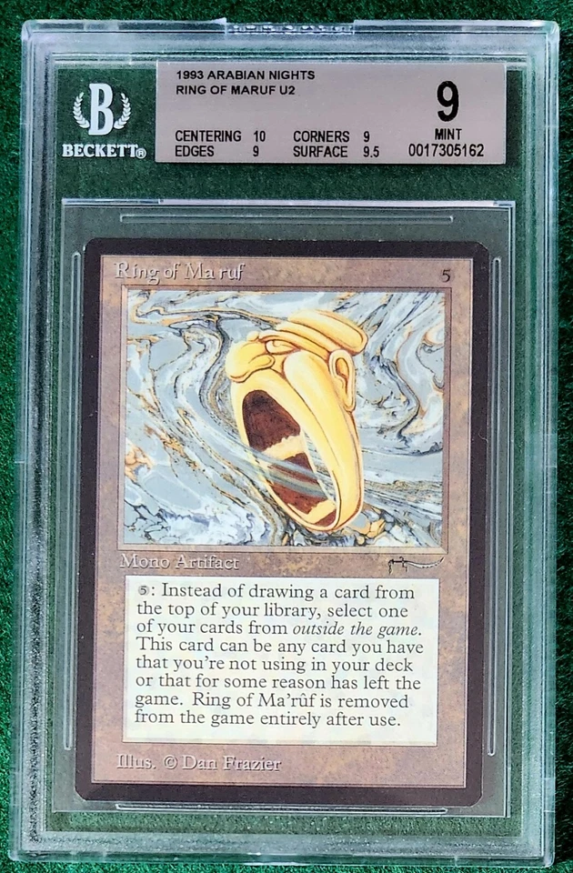 Ring Of Maruf - Arabian Nights - MTG - BGS 9. Mint. Quad ++ - Image 1 of 2