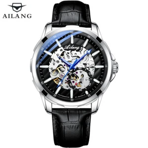 AiLang Automatic Mechanical Wristwatches Double Sides Hollow Design Men's Watch - Picture 1 of 17