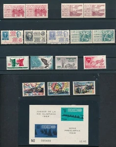 MEXIKO LUFTPOST: C347-349 POSTFRISCH PAARE; C250-2; C167-9 (SATZ), C329a PLUS; CV 38 $ - Bild 1 von 1