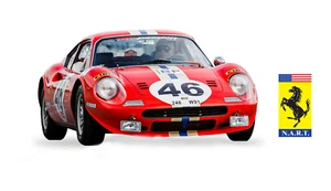 Mini Ferrari Dino 246GT Clear Body Shell for 1:10 RC MINI Tamiya M07 225mm - Picture 1 of 7