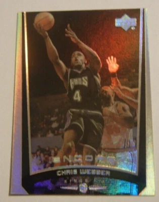1999 UPPER DECK BASKETBALL ENCORE CARD CHRIS WEBBER #72 SACREMENTO KINGS - Image 1 of 4