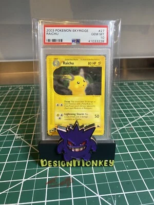 2003 Pokemon Skyridge Raichu 27/144 PSA 10 Gem Mint - Image 1 of 2