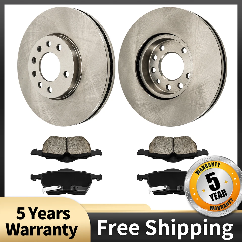 Front Disc Rotors Brake Pads for Saturn L100 L200 L300 LS LS1 LW1 LW200 LS2 LW2 - Image 1 of 4