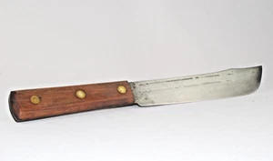 Vintage Cutco Messer Dreifachniete Metzgermesser 7 Zoll Klinge 12 Zoll langer Holzgriff USA - Bild 1 von 11