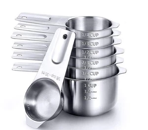 Measuring Cups,Stainless Steel Measuring Cup Food Grade Measuring Cup for Kit... - Picture 1 of 8