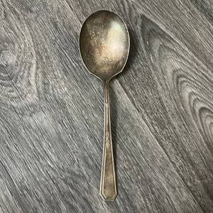 Wm Rogers & Son AA Vintage MAYFAIR Silver Plated Serving Spoon - Picture 1 of 8