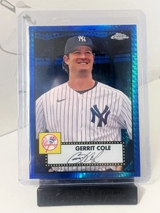 2021 Topps Chrome Platinum Anniversary Gerrit Cole Prism Blue #169 - Bild 1 von 3