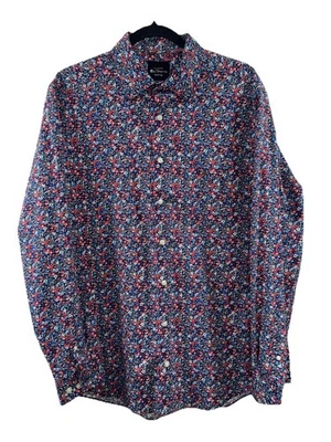 Camisa de vestir Ben Sherman para hombre manga larga púrpura floral, talla grande Foto 1 de 4