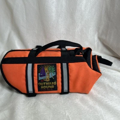 Outward Hound Pet Gear Orange Dog Life Jacket Water Vest Small Swim - Image 1 of 4