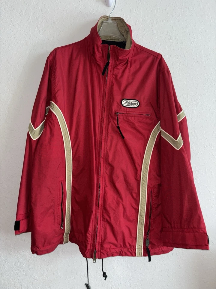 Chaqueta Billabong De Colección Alta Y Seca Rara Talla M Esquí Snowboard Abrigo Rojo Y2K Foto 1 de 4
