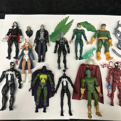 Lote de 11 figuras de acción sueltas Hasbro Spider-Man Villano Marvel Legends Foto 1 de 4