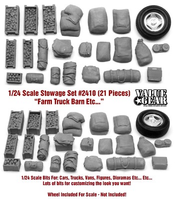 1/24 Set #2410 Farm Truck Barn Etc (21 Pieces...