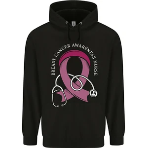 Sudadera con capucha de algodón 80 % para enfermera de cáncer de mama para hombre - Imagen 1 de 112