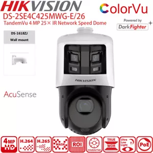 Hikvision TandemVu 4MP 25× Speed Dome ColorVu DarkFighter DS-2SE4C425MWG-E/26 US - Picture 1 of 2