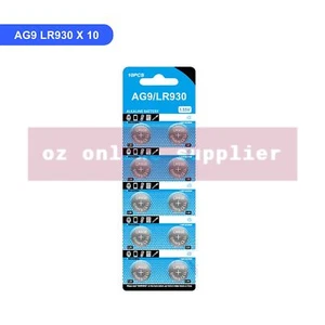 10 / 40 / 100 PCS AG9 LR930H 1.55V Blister Alkaline Batteries - Picture 1 of 6