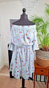 SIMPLY BE Ladies Summer off the shoulder dress PLUS size 18 XL BOHO Festival - Picture 1 of 9