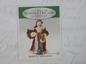 Possible Dreams Department 56, Santa Statue, Serendipity, 4026715 - Bild 1 von 1