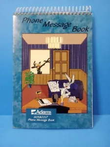 Adams Telefon Nachrichtenbuch Bugs Bunny & Donald Duck Vintage - Bild 1 von 6