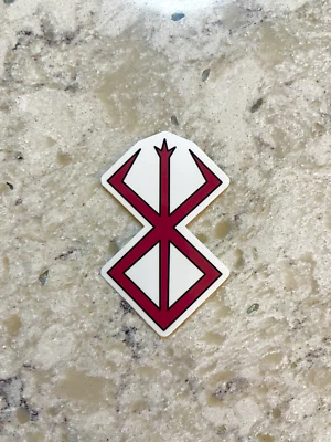STICKER SURPLUS Berserk Logo Sticker l Gloss or Holographic Laminate l Waterproof Decal