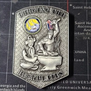 First Class Petty Officers Association US Navy Deckplate Military Challenge Coin - Picture 1 of 2