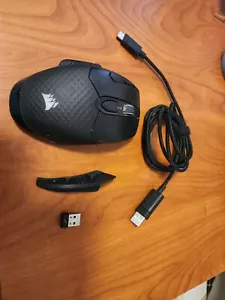Corsair Dark Core RGB Pro SE Black Wireless FPS/MOBA Gaming Mouse Used - Picture 1 of 4