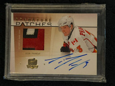 09-10 Upper Deck The Cup ON CARD AUTO PATCH Dion Phaneuf 04/75 Patch 3 COLOR