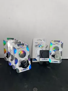 Lot Of 7 PopSocket PopMount 2 and PopWallet - Black, White, and Glow - Picture 1 of 6