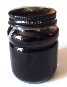 Vintage SKRIP Full Glass Bottle & Lid Made in USA - Picture 1 of 5