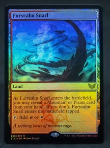 Lámina FURYCALM SNARL 286/275 rara Strixhaven Magic The Gathering - Imagen 1 de 2